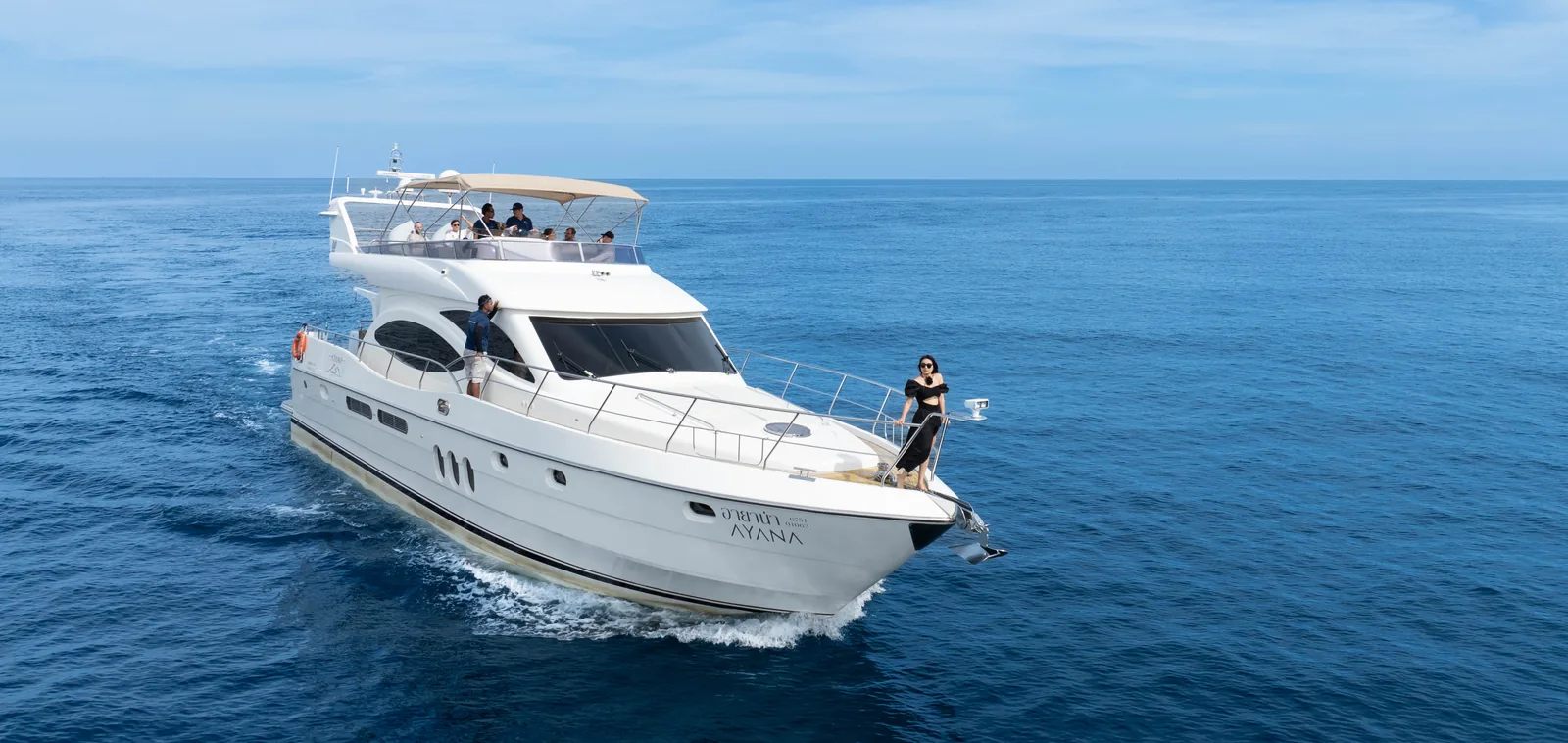 Ayana 68 68ft motor yacht charter Phuket