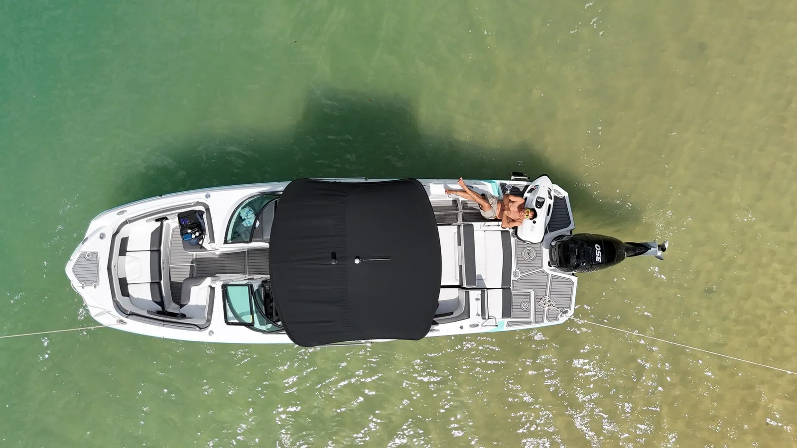 Monterey M65 — from above at a sandbar