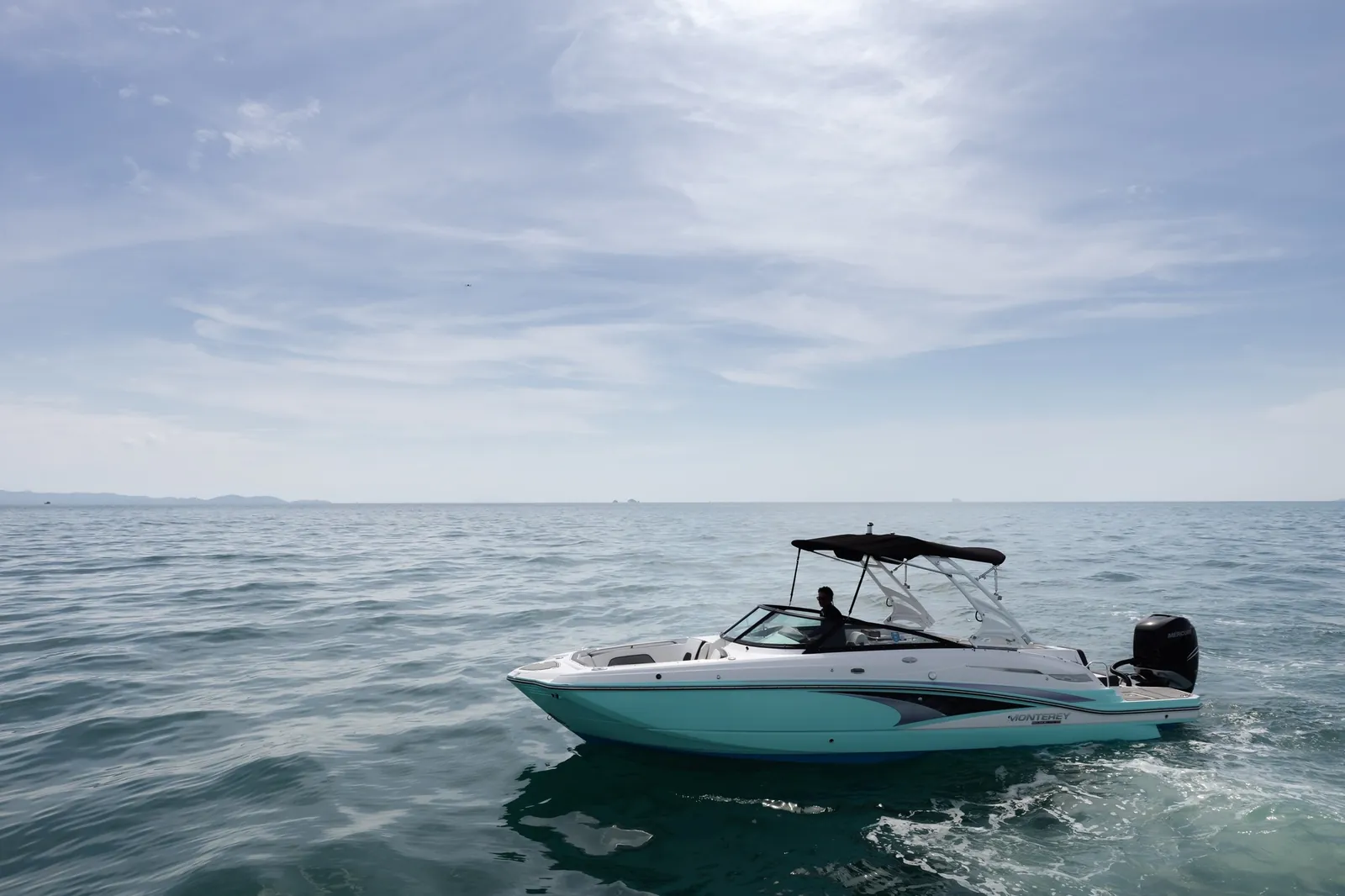 Monterey M65 — on open water