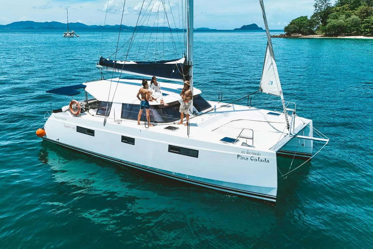 Nautitech 40 40ft sailing catamaran charter Phuket