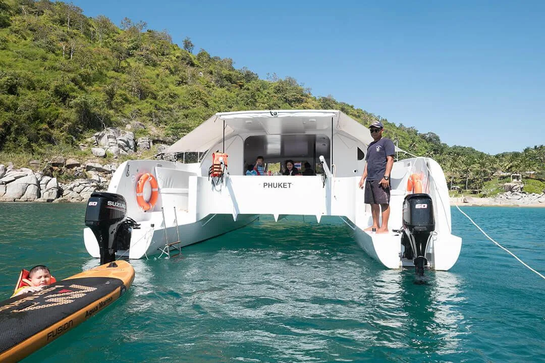 Power Cat 36 36ft power catamaran charter Phuket