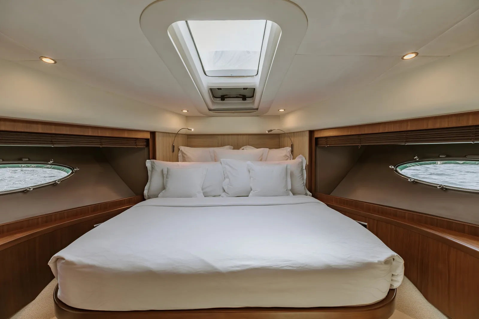 Princess 78 W.J. Lip — forward VIP cabin
