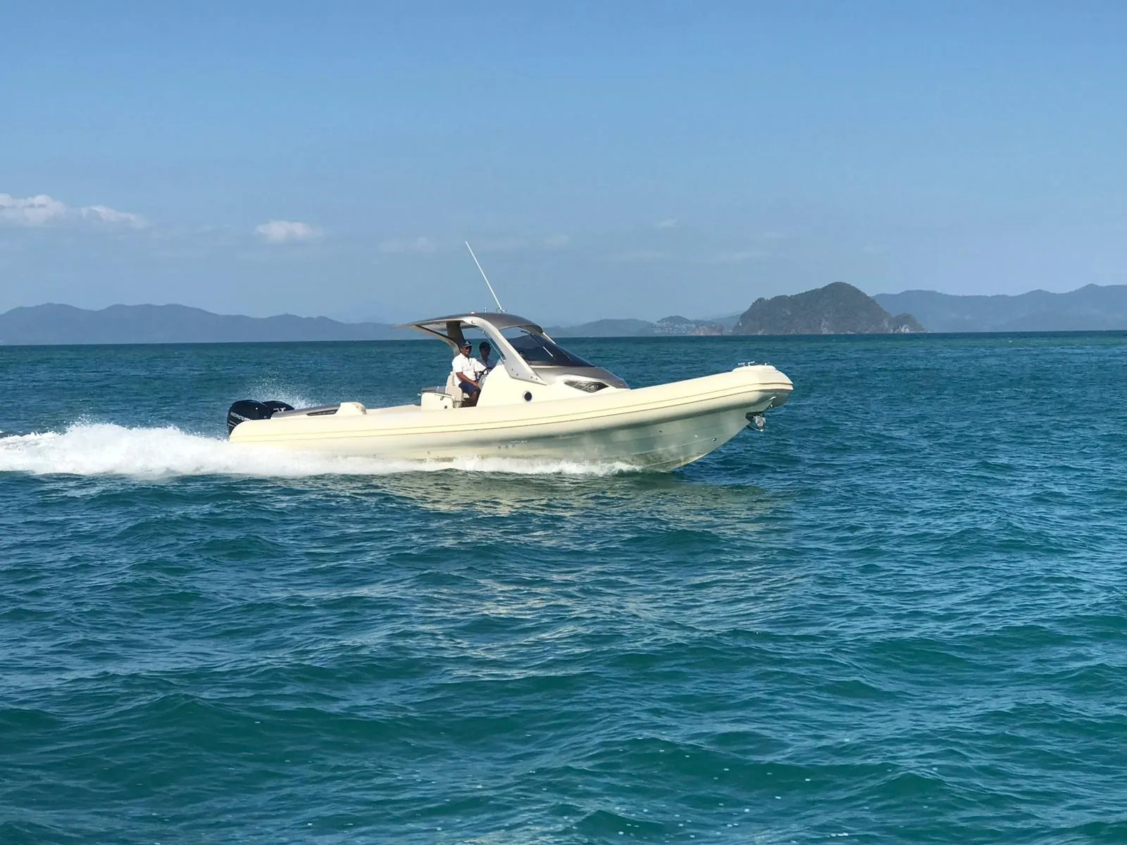 Sacs Strider 11 36ft luxury RIB charter Phuket