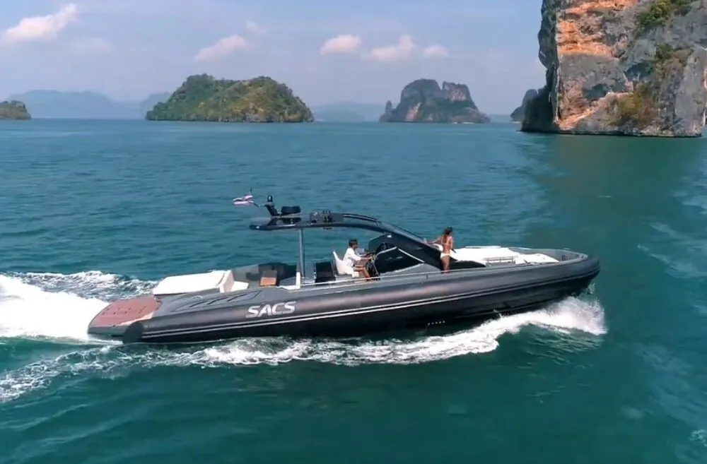 Sacs Strider 15 49ft luxury RIB charter Phuket