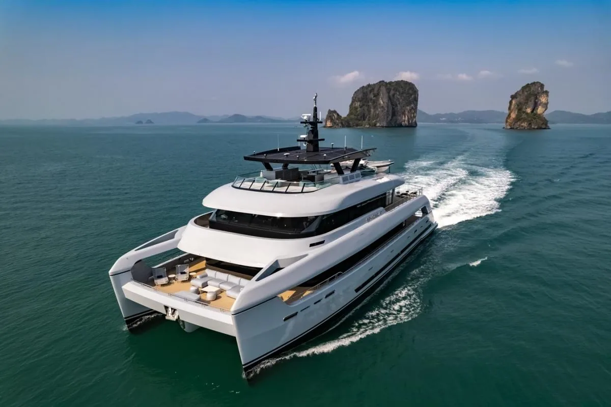 Spacecat 118 118ft superyacht catamaran charter Phuket
