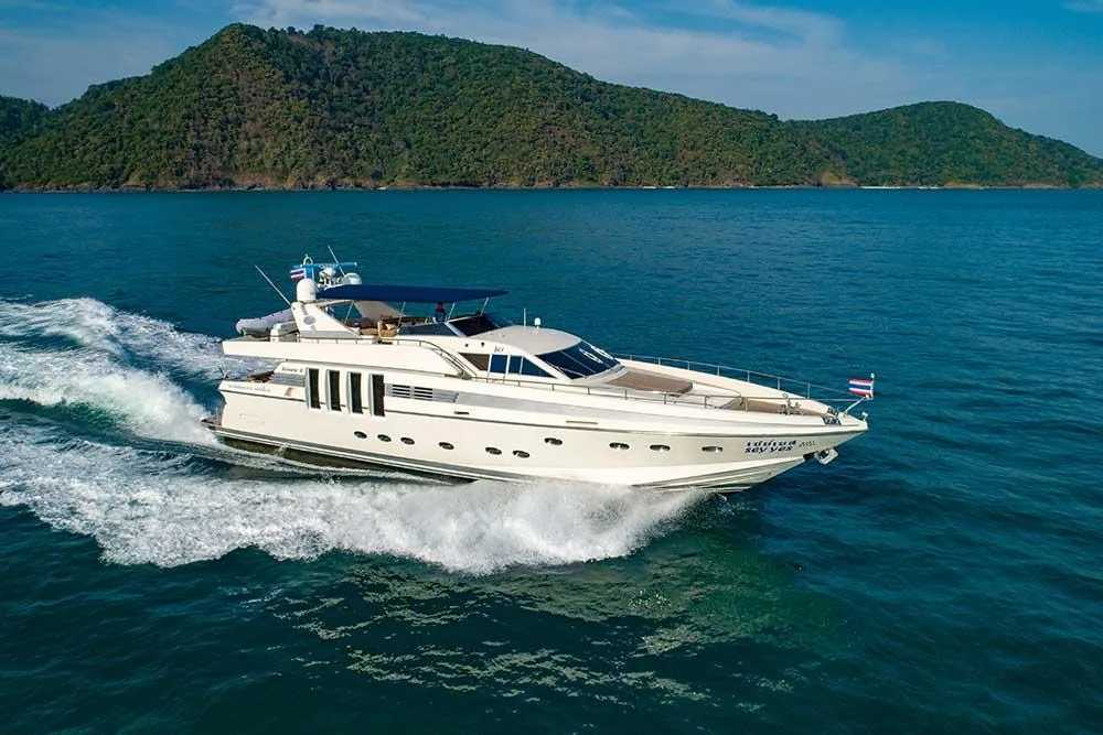Technema 89 89ft motor yacht charter Phuket